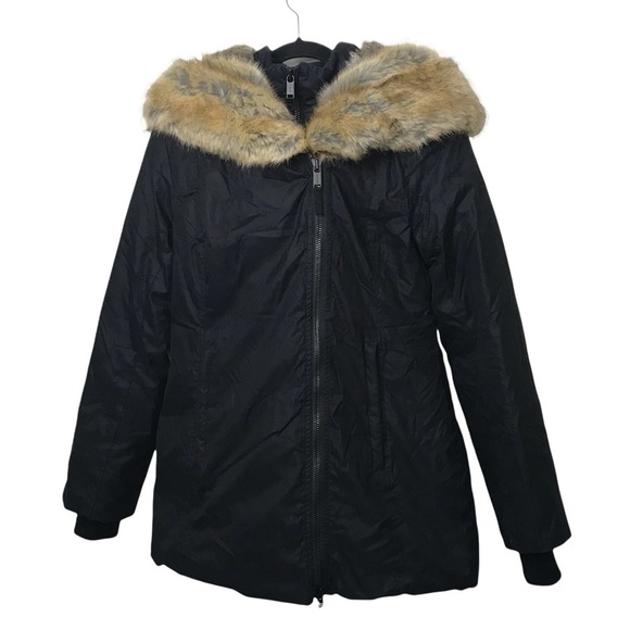Babaton Black Harrison Goose Down Parka Coat Aritzia - Picture 2 of 16